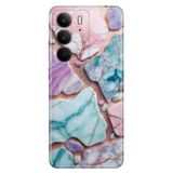 Realme Realme C75 ile Uyumlu Musse Marble Temalı Desenli Darbe Emici Silikon Kılıf