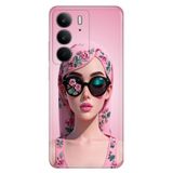 Realme Realme C75 ile Uyumlu Silikon Kılıf, Bambaşka Tarz Temalı Desenli, Darbe Emici