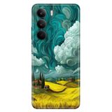 Realme Realme C75 ile Uyumlu Toscana Temalı Desenli Darbe Emici Silikon Kılıf, Çok Renkli