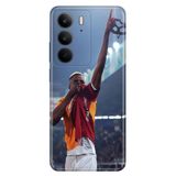Realme Realme C75 ile Uyumlu Victor 45 Temalı Desenli Darbe Emici Silikon Kılıf, Çok Renkli