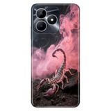 Realme Realme Note 50 4G ile Uyumlu Akrep Burcu Temalı Silikon Kılıf, Darbe Emici, Çok Renkli