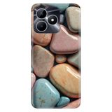 Realme Realme Note 50 4G ile Uyumlu Color Stones Temalı Desenli Darbe Emici Silikon Kılıf