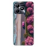 Realme Realme Note 50 4G ile Uyumlu Kılıf, Kız Kıza Tatil Temalı Desenli, Darbe Emici Silikon