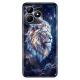 Realme Realme Note 50 4G ile Uyumlu Silikon Kılıf, Aslan Burcu Temalı, Darbe Emici