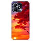 Realme Realme Note 50 4G ile Uyumlu Silikon Kılıf, Güneşli Günler Temalı Desenli, Darbe Emici