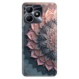 Realme Realme Note 50 4G ile Uyumlu Silikon Kılıf, Mandala Torin Temalı Desenli, Darbe Emici, Çok Renkli