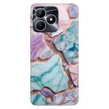 Realme Realme Note 50 4G ile Uyumlu Silikon Kılıf, Musse Marble Temalı Desenli, Darbe Emici