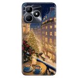 Realme Realme Note 50 4G ile Uyumlu Silikon Kılıf, Noel Temalı Desenli, Darbe Emici, Çok Renkli