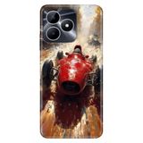 Realme Realme Note 50 4G ile Uyumlu Silikon Kılıf, Race1999 Temalı Desenli, Darbe Emici