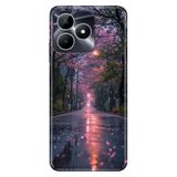 Realme Realme Note 50 4G ile Uyumlu Silikon Kılıf, Romantik Sokak Temalı Desenli, Darbe Emici, Çok Renkli