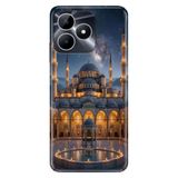 Realme Realme Note 50 4G ile Uyumlu Silikon Kılıf, Rüya İstanbul Temalı, Darbe Emici, Çok Renkli