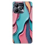 Realme Realme Note 50 4G ile Uyumlu Silikon Kılıf, Sanat Eseri Temalı Desenli, Darbe Emici, Çok Renkli