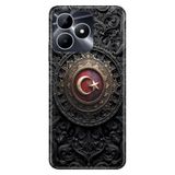 Realme Realme Note 50 4G ile Uyumlu Silikon Kılıf, Türkiye TC Temalı Desenli, Darbe Emici