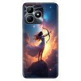 Realme Realme Note 50 4G ile Uyumlu Silikon Kılıf, Yay Burcu Temalı Desenli, Darbe Emici, Çok Renkli