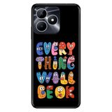 Realme Realme Note 50 4G ile Uyumlu Will be Ok Temalı Desenli Darbe Emici Silikon Kılıf