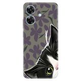 Realme Realme Note 60 ile Uyumlu Kılıf, Home Cat Temalı Desenli, Darbe Emici Silikon