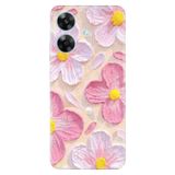 Realme Realme Note 60 ile Uyumlu Kılıf, Paint Botanical Temalı Desenli, Darbe Emici Silikon