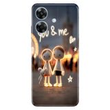 Realme Realme Note 60 ile Uyumlu Kılıf, You And Me Forever Temalı Desenli, Darbe Emici Silikon