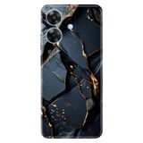 Realme Realme Note 60 ile Uyumlu Silikon Kılıf, Black Temalı Desenli, Darbe Emici
