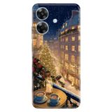 Realme Realme Note 60 ile Uyumlu Silikon Kılıf, Noel Temalı Desenli, Darbe Emici, Çok Renkli