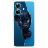 Realme Realme Note 60 ile Uyumlu Yavru Panter Temalı Desenli Darbe Emici Silikon Kılıf