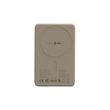 Realpower 5000MAH R Mag Slim Magsafe 20W Hızlı Manyetik Wireless Powerbank Çöl Titanyum Mp-5kdt2