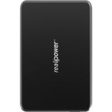 Realpower 5000MAH R Mag Slim Magsafe 20W Hızlı Manyetik Wireless Powerbank Siyah Titanyum Mp-5kbt2