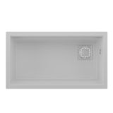 Realstone Almina Granit Evye 755X470 Mm Fonksiyonel Mutfak Evyesi - Realstone Almila Beyaz