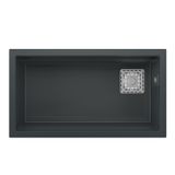 Realstone Almina Granit Evye 755X470 Mm Fonksiyonel Mutfak Evyesi - Realstone Almila Siyah