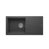 Realstone Assos P011 86 Xl Tezgah Üstü Antrasit Granit Eviye