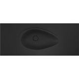 Realstone Avocado Etajerli Granit Lavabo 80X50 Siyah