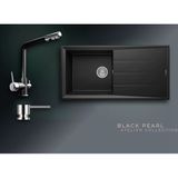 Realstone Black Pearl Efes 100 P012 1000X500 Mm Granit Evye & Abant Batarya Seti