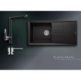 Realstone Black Pearl Efes 100 P012 1000X500 Mm Granit Evye & Vesta Batarya Seti