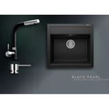 Realstone Black Pearl Olympos 56 K004 560X530 Mm Granit Evye & Sümela Batarya Seti
