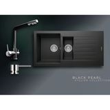 Realstone Black Pearl Troya 100 P005 1000X500 Mm Granit Evye & Abant Batarya Seti