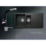 Realstone Black Pearl Troya 100 P005 1000X500 Mm Granit Evye & Sümela Batarya Seti