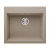 Realstone Didyma 60 K002 Granit Evye 600X530 Mm Tek Göz Mutfak Evyesi - Realstone K002 Didyma 60 Cappuccino