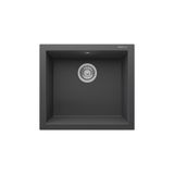 Realstone Gordion 52 K05 Granit Evye 520X470 Mm Tek Göz Mutfak Evyesi - Realstone K005 Gordion 52 Antrasit
