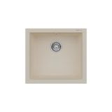 Realstone Gordion 52 K05 Granit Evye 520X470 Mm Tek Göz Mutfak Evyesi - Realstone K005 Gordion 52 Krem