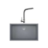 Realstone Gordion 77 770X475 Mm Granit Evye & Sümela Spiralli Batarya Batarya Seti - Gri