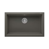 Realstone Gordion 77 K013 Granit Evye 770X475 Mm Tek Göz Mutfak Evyesi - Realstone K013 Gordion 77 Gri