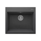 Realstone K002 Didyma 60 Tezgah Üstü Granit Eviye Antrasit