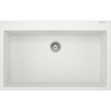 RealStone K003 Didyma 58 76.5x50 cm Tezgah Üstü Beyaz Granit Eviye