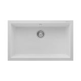 Realstone K003 Didyma 77 Granit Evye 770X530 Mm Tek Göz Mutfak Evyesi - Realstone K003 Didyma 77 Beyaz