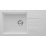 RealStone P010 Assos 76 Xl Beyaz Granit 76X43.5 cm Mutfak Eviyesi