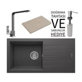 Realstone P011 860X435 Mm Assos 86 Xl Granit Evye & Göksu Batarya Seti - Antrasit