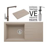 Realstone P011 860X435 Mm Assos 86 Xl Granit Evye & Vesta Batarya Seti - Cappuccino