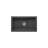 RealStone Patara P017 Granit Evye 770x460 mm Tek Göz Mutfak Evyesi - P017 Patara Antrasit