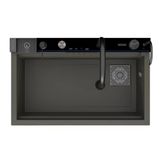 Realstone Viktoria Akıllı Granit Evye - Gri