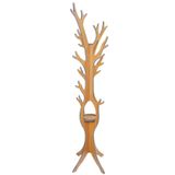 RealWood Ahşap Ayaklı Portatif Askılık, Elbise Askılığı, Anahtarlık, Portmanto Askılık Teak